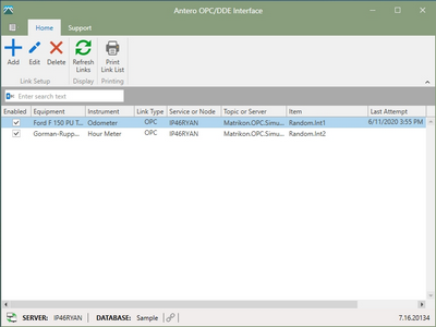 OPC/DDE Interface