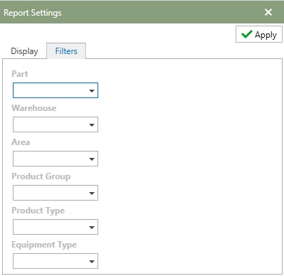 PartGroupedReportFilters